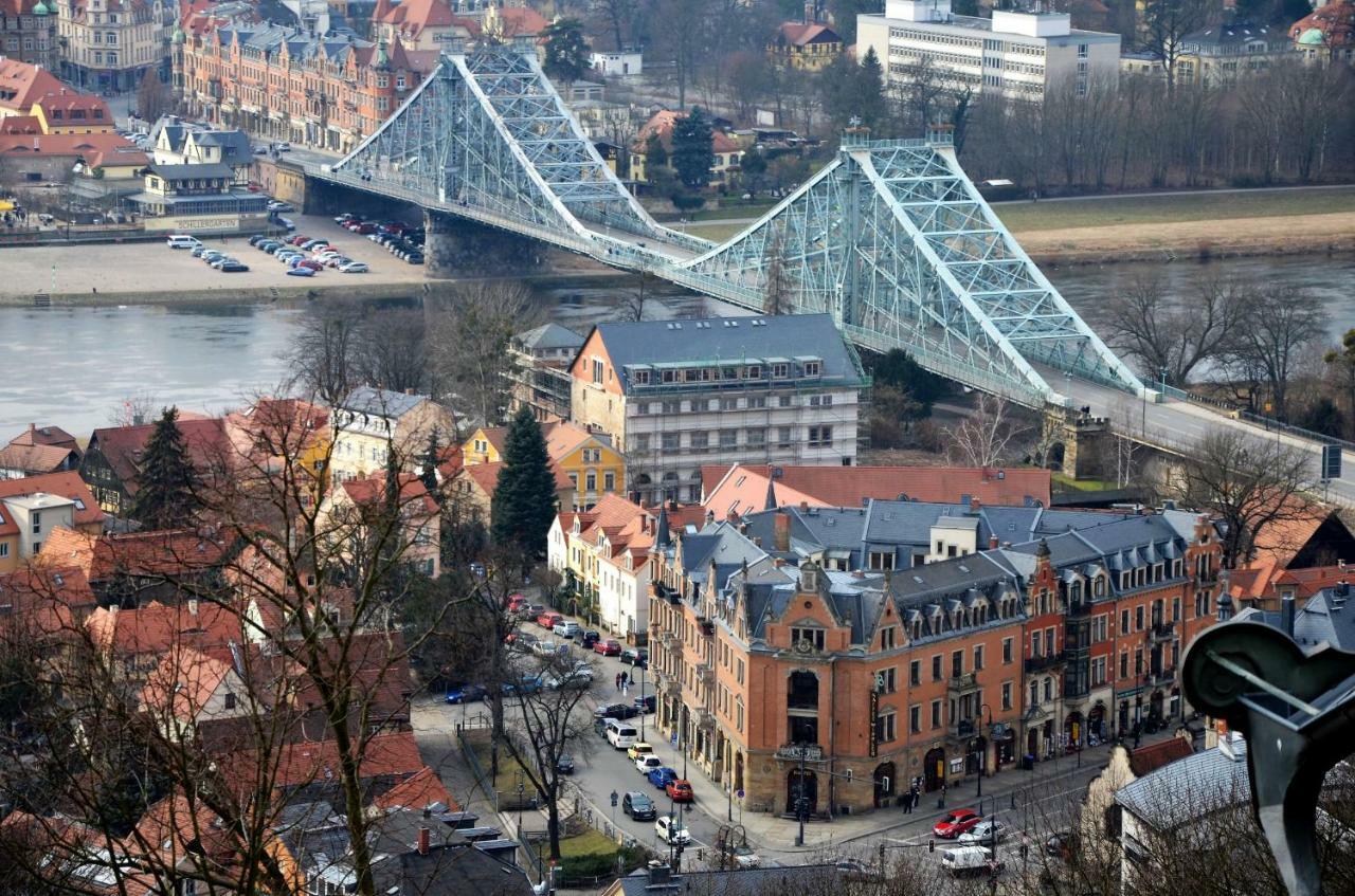 Ferienwohnung Am Dresdner Elbhang Dresden Bagian luar foto